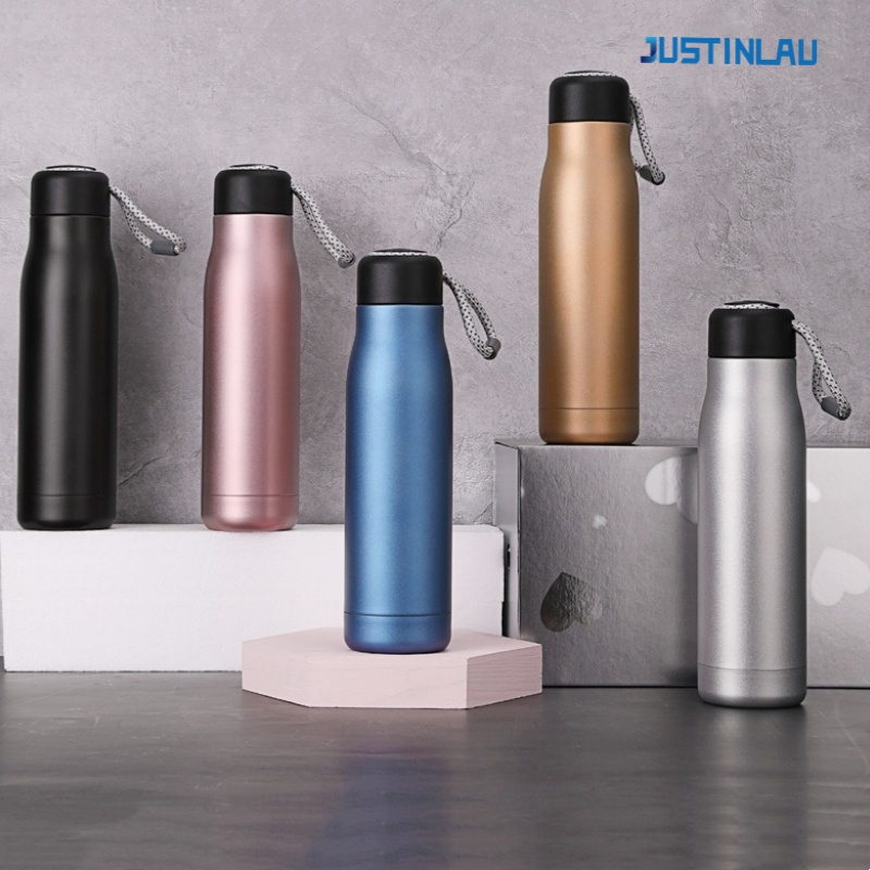 Water Bottle Blank - JUSTINLAU Spot Goods 400/550ML Thermos Cup