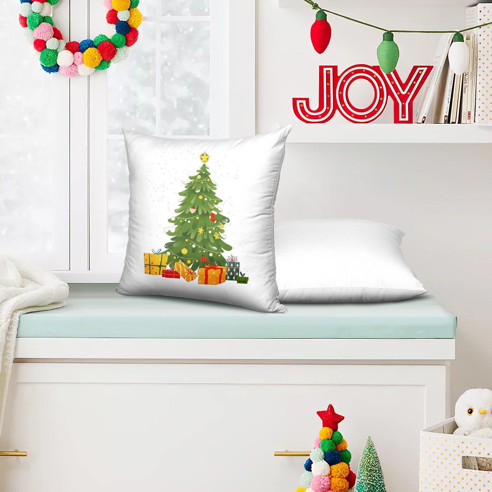 Pillow Cover Sublimation - 4Pcs Sublimation Pillow Cases White Cushion