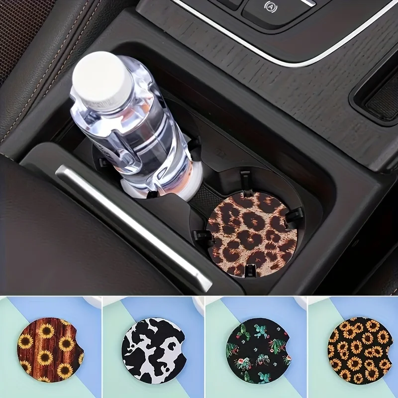 20pcs Sublimated Blank Car Coa - Coaster Sublimation Blank ulasan dan harga