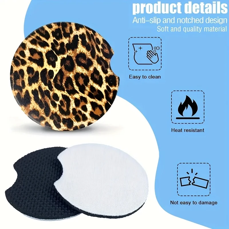 20pcs Sublimated Blank Car Coa - Coaster Sublimation Blank ulasan dan harga
