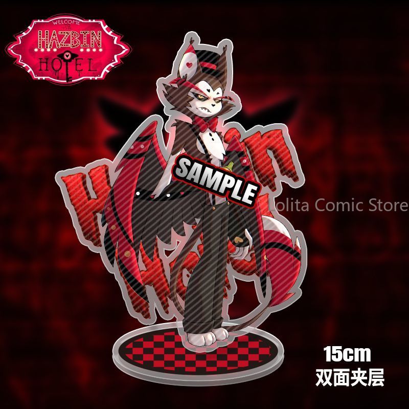 Anime Hazbin Hotel Husk Pentio - Photo Acrylic Block ulasan dan harga