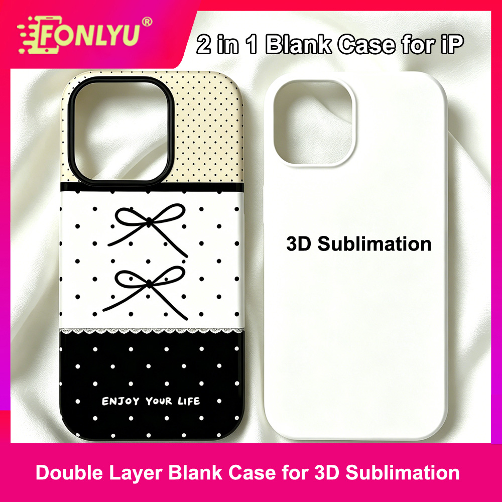 FONLYU 2 in 1 3D Sublimation B - Phone Case Blank Print ulasan dan harga