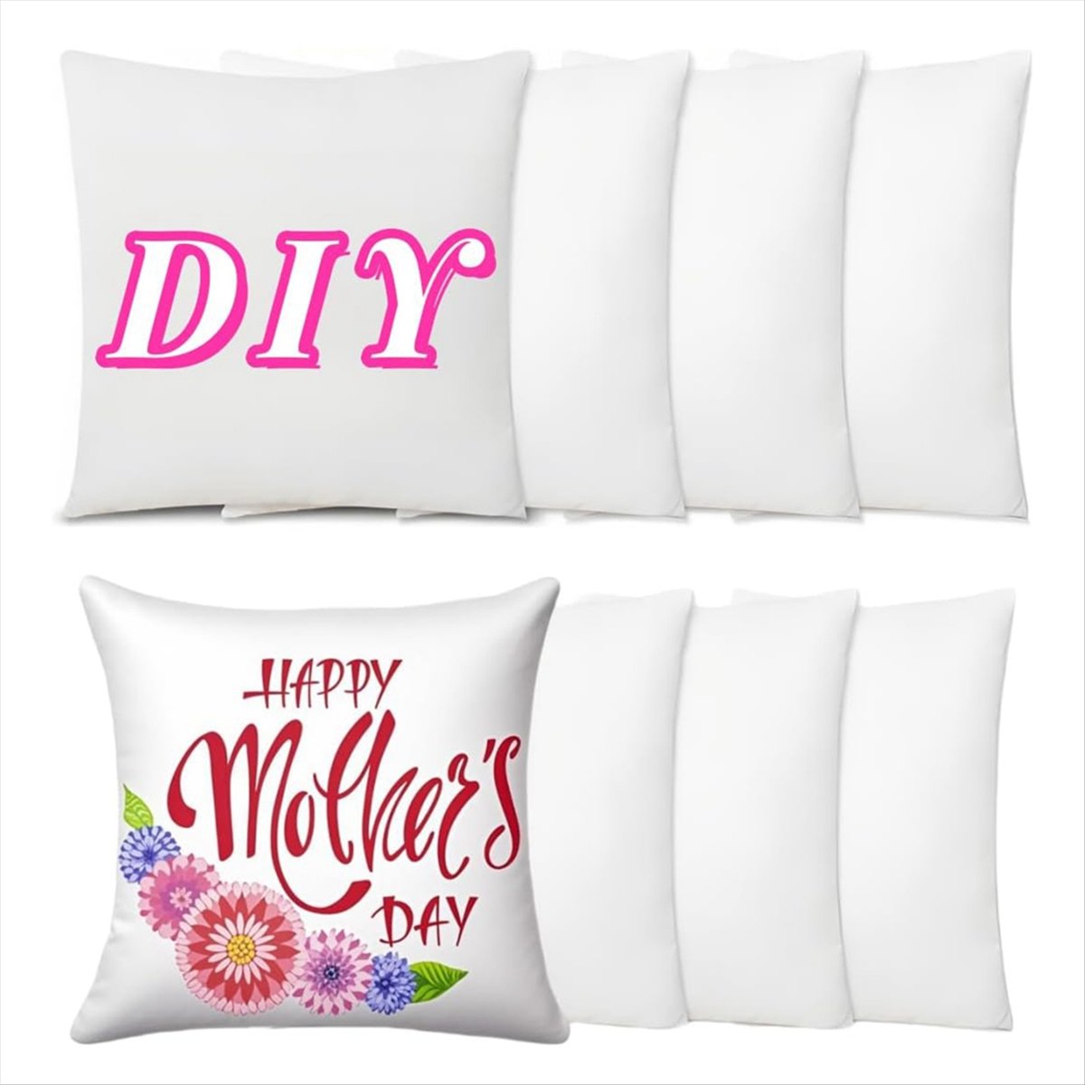 N14R Top 8pcs Sublimation Blan - Pillow Cover Sublimation ulasan dan harga