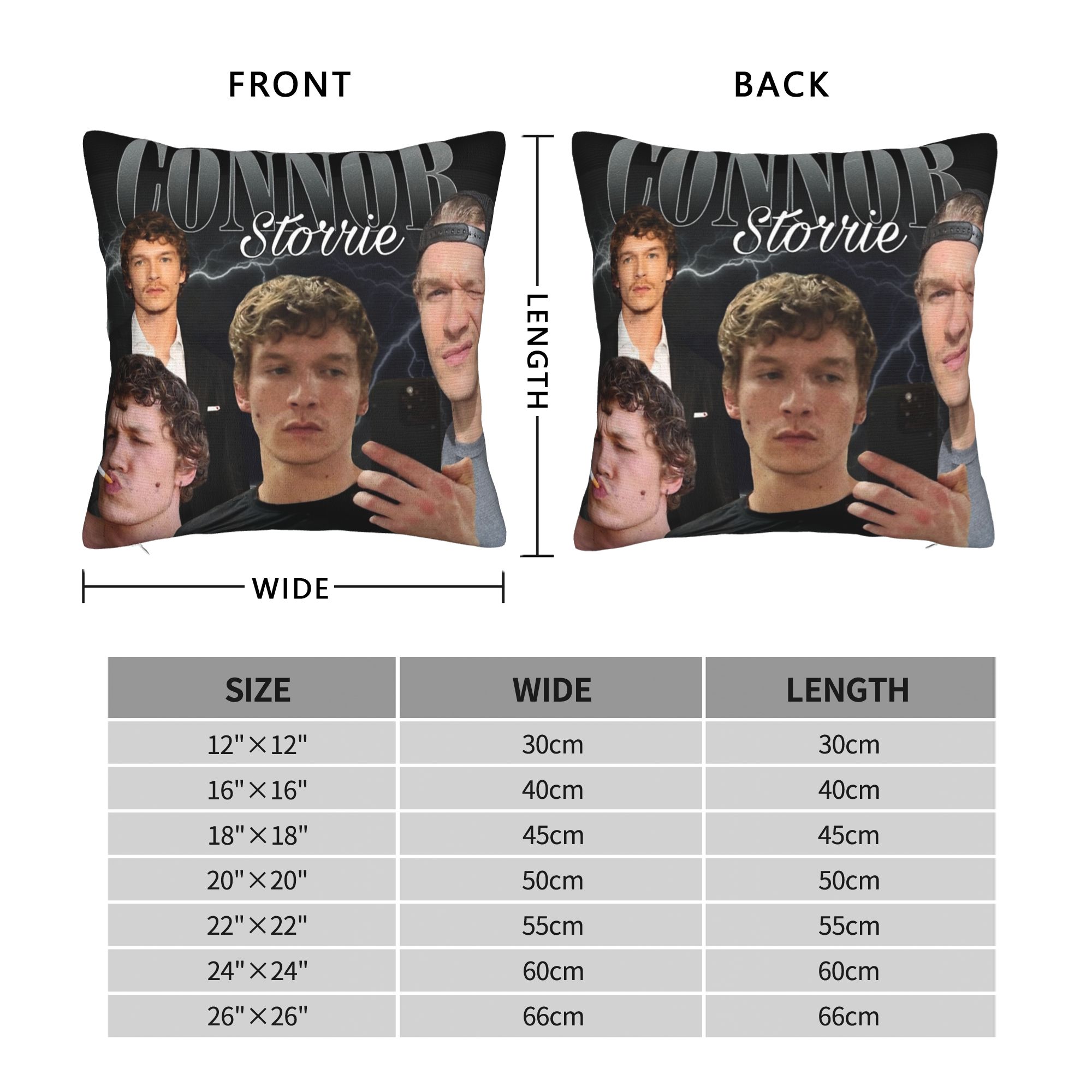 Connor Storrie Heated Rivalry  - Pillow Cover Sublimation ulasan dan harga