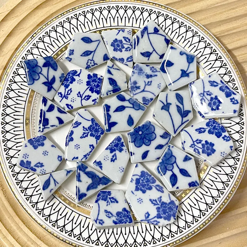 100g Oval Ceramic Mosaic Tiles - Ceramic Tile Blank ulasan dan harga