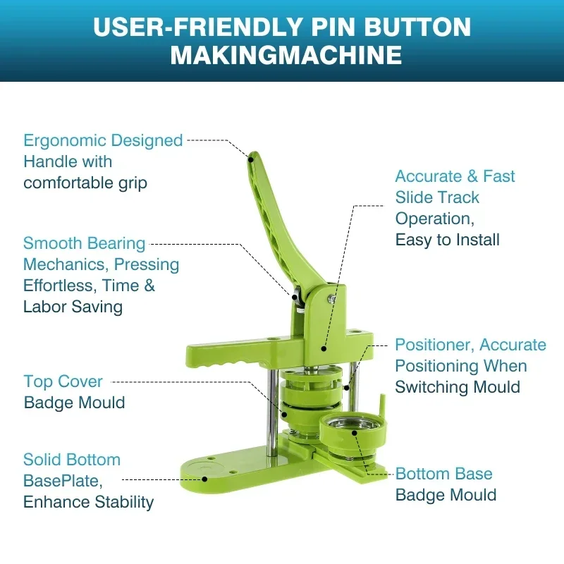 Badge Pin Button Maker Machine - Button Badge Blank ulasan dan harga