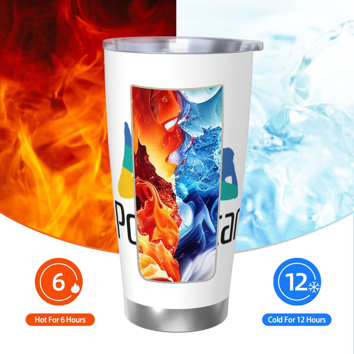 Ps Pron Star White Stainless S - Tumbler 20Oz White ulasan dan harga