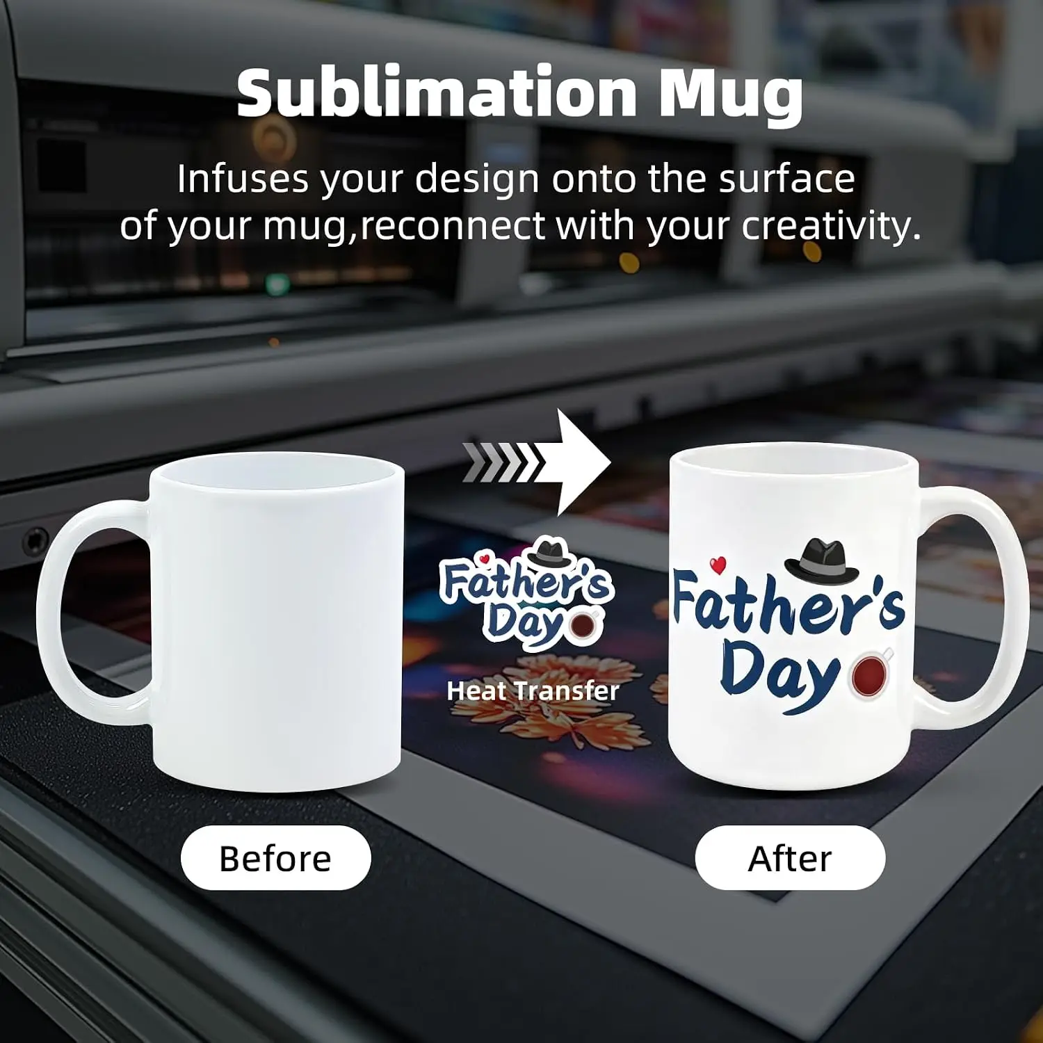 Sublimation Mugs 11 oz, Sublim - Sublimation Mug White ulasan dan harga
