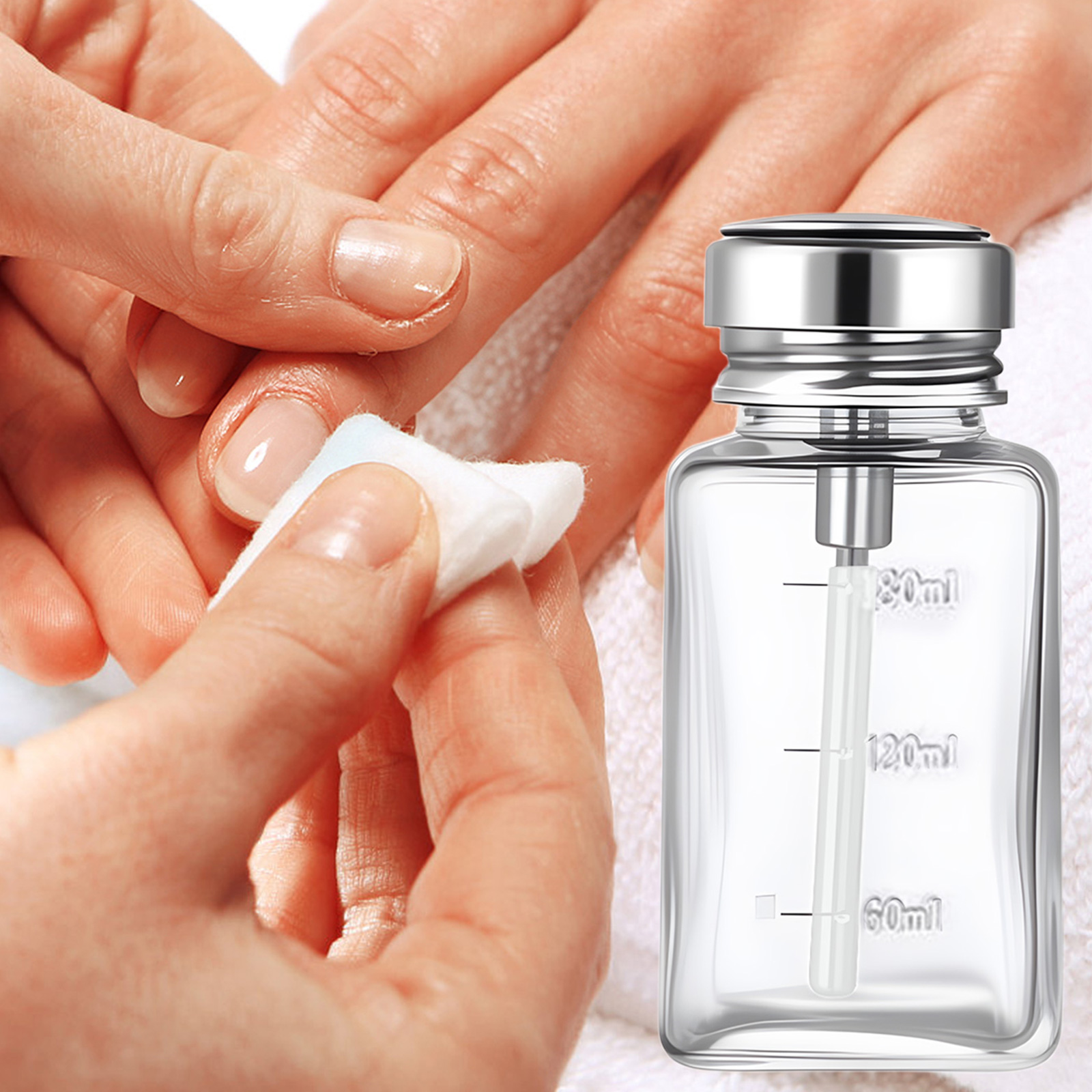 180ml Nail Glass Bottle Press  - Water Bottle Blank ulasan dan harga