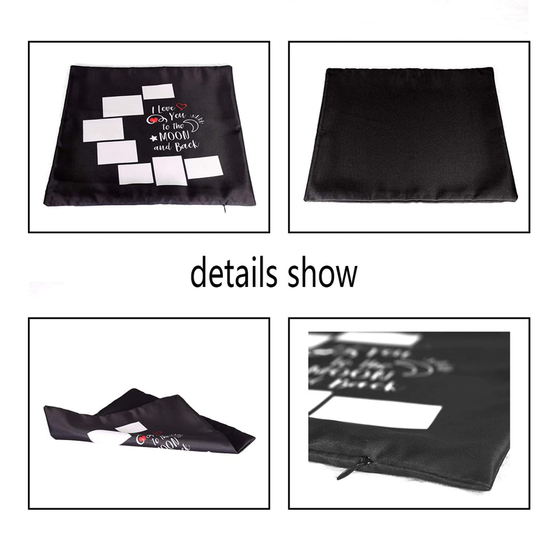 10pcs/Lot 7 Panels Blank Moon  - Pillow Cover Sublimation ulasan dan harga