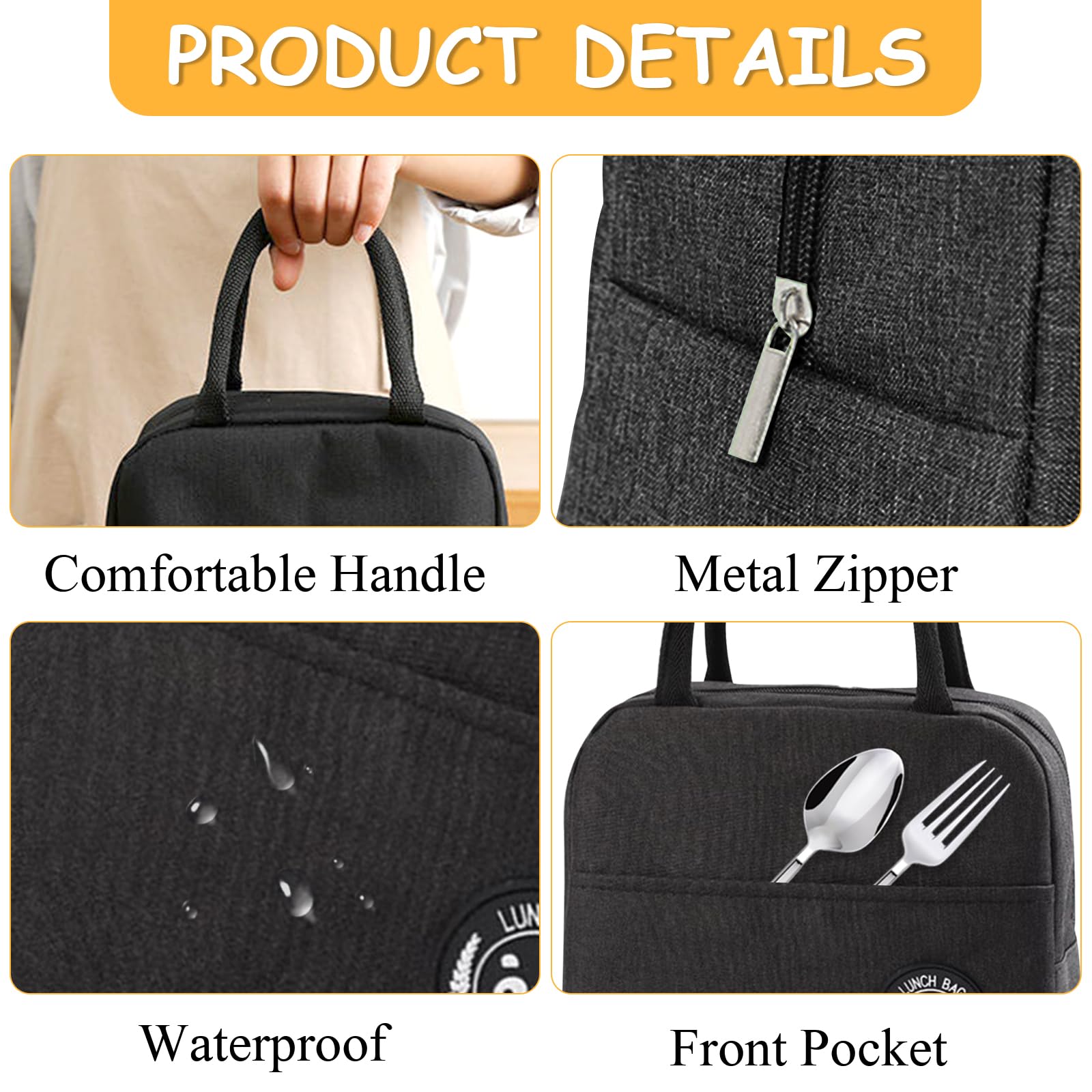 Lunch Bag Insulated Cooler Bag - Tote Bag Sublimation ulasan dan harga