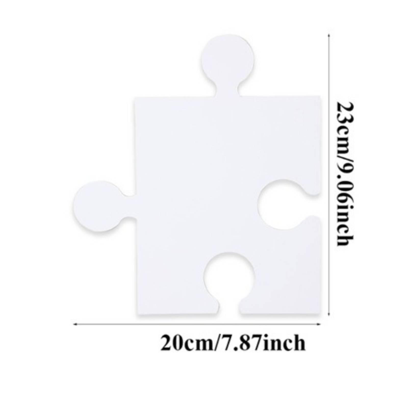 30 Pieces Blank Puzzle Pieces  - Puzzle Blank White ulasan dan harga
