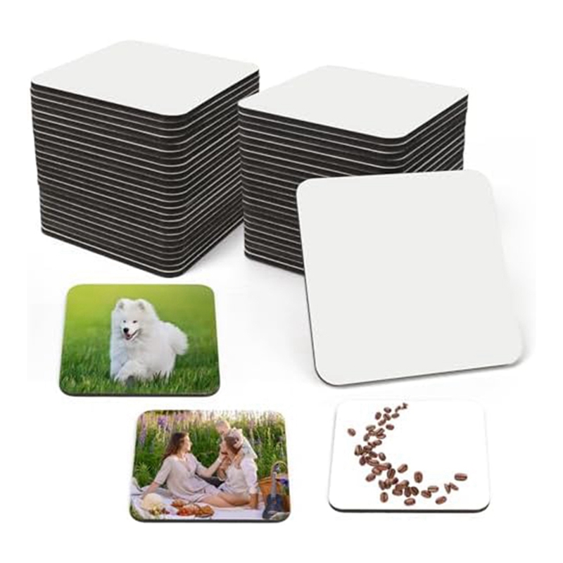 24 PCS Sublimation Coasters Bl - Coaster Sublimation Blank ulasan dan harga