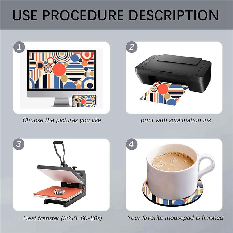 ABVT-160PC Sublimation Blank C - Coaster Sublimation Blank ulasan dan harga