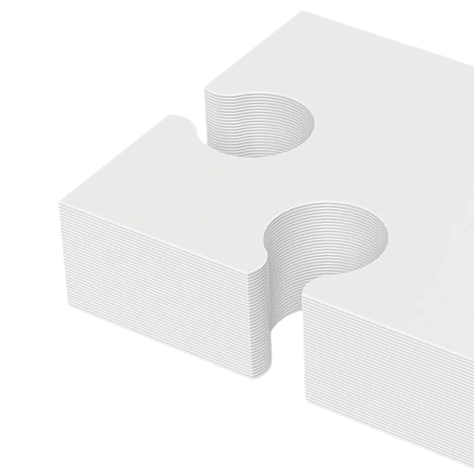 DIY White Puzzle Pieces Blank  - Puzzle Blank White ulasan dan harga