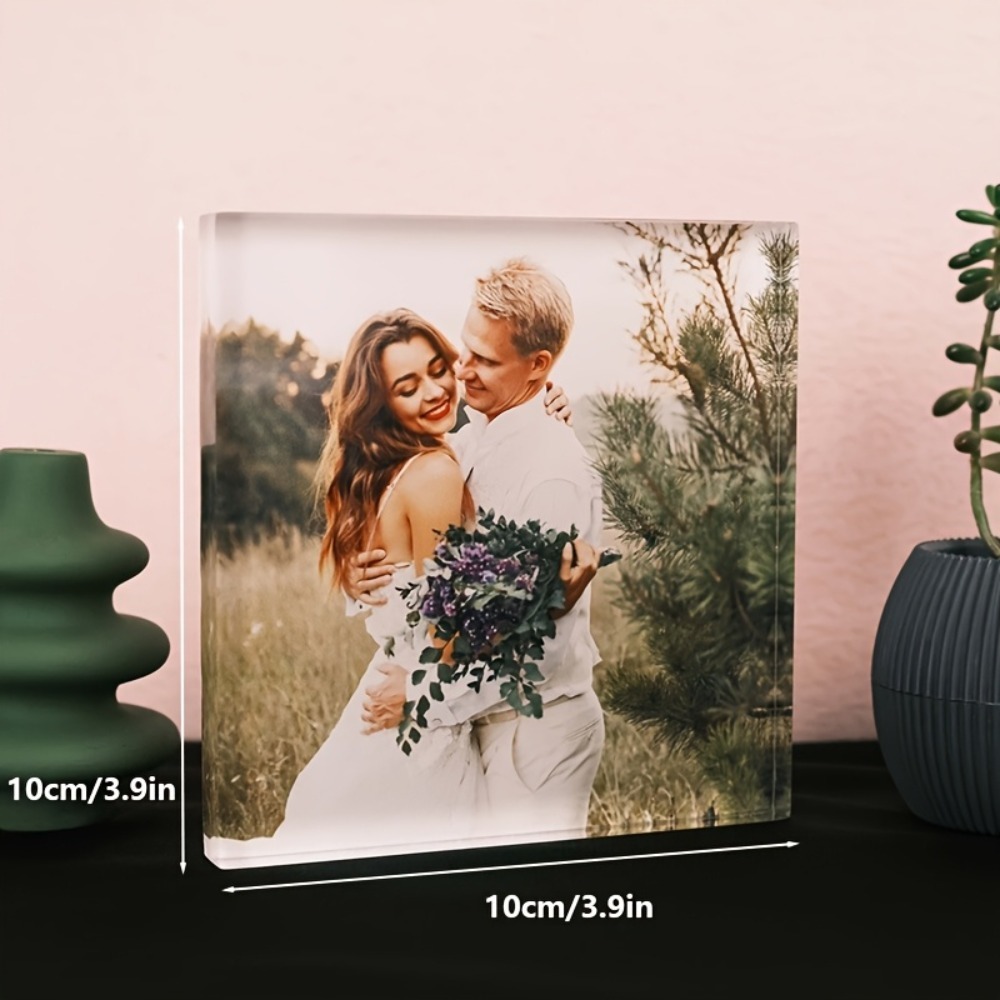 Custom Acrylic Anniversary Pho - Photo Acrylic Block ulasan dan harga