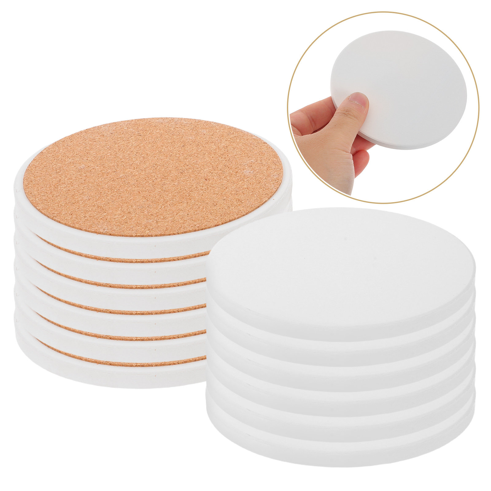 12Pcs Creative Drink Coasters  - Coaster Sublimation Blank ulasan dan harga