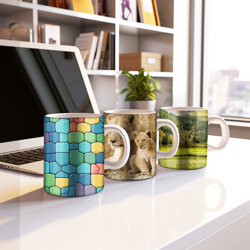 50/100 PCS Sublimation Shrink  - Sublimation Mug White ulasan dan harga
