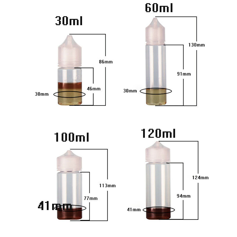 5pcs 30ml/60ml/100ml/120ml Pla - Water Bottle Blank ulasan dan harga