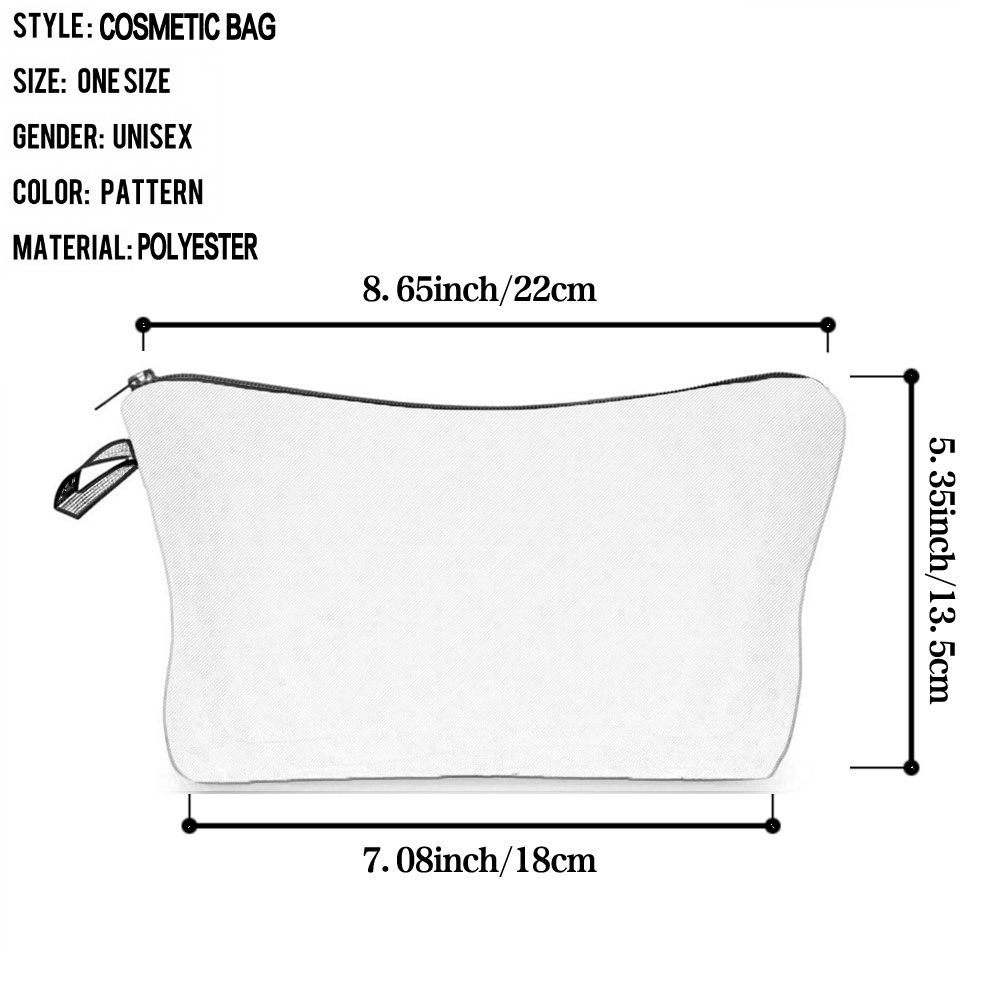 Women Makeup Bag Fashion Illus - Pillow Cover Sublimation ulasan dan harga