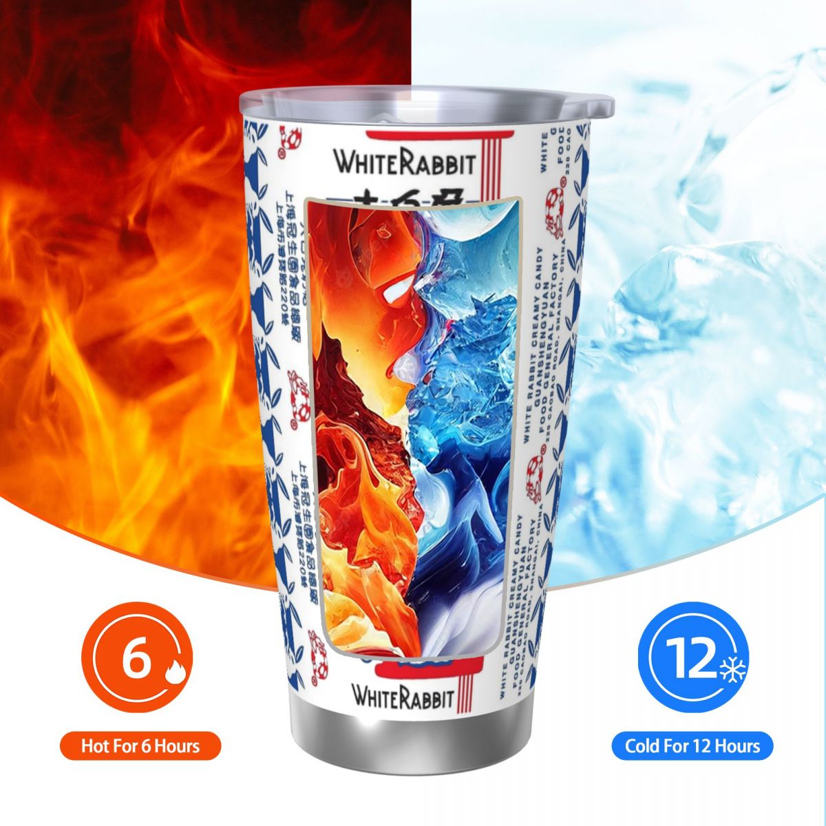 White Rabbit Candy Stainless S - Tumbler 20Oz White ulasan dan harga