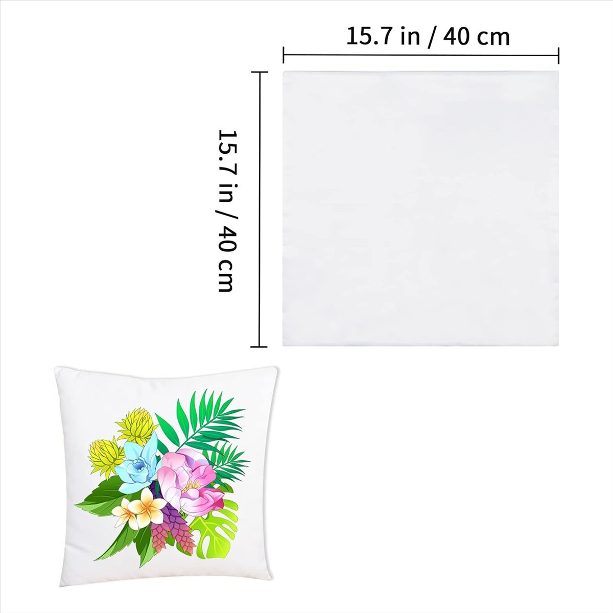 15 Pcs Sublimation Blanks Pill - Pillow Cover Sublimation ulasan dan harga