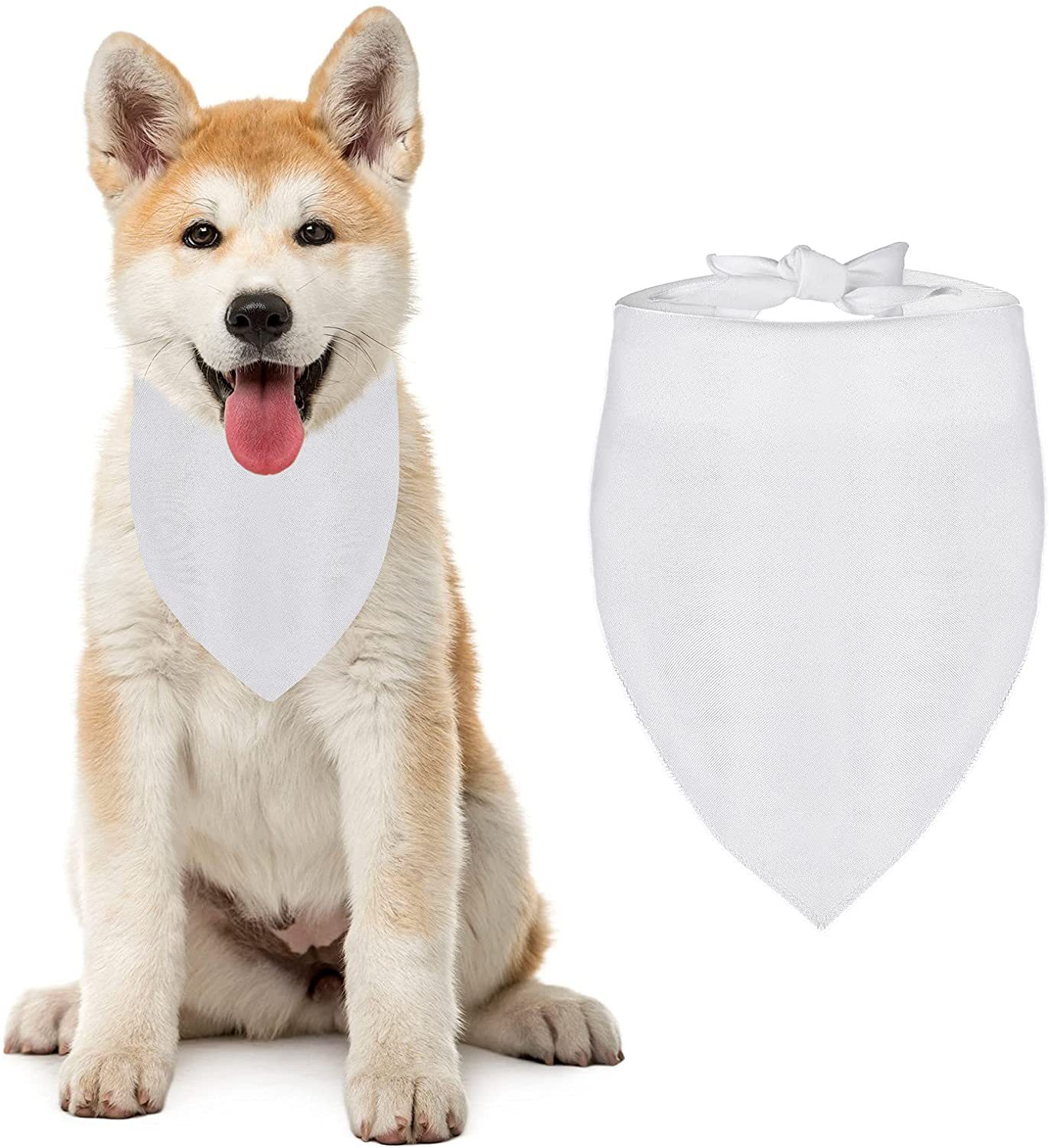 100 Pieces Sublimation Blank D - Bandana Blank White ulasan dan harga
