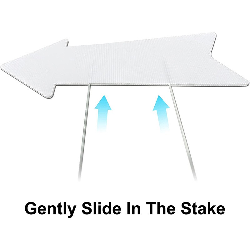 Blank Arrow Signs with Stakes  - Yard Sign Blank ulasan dan harga
