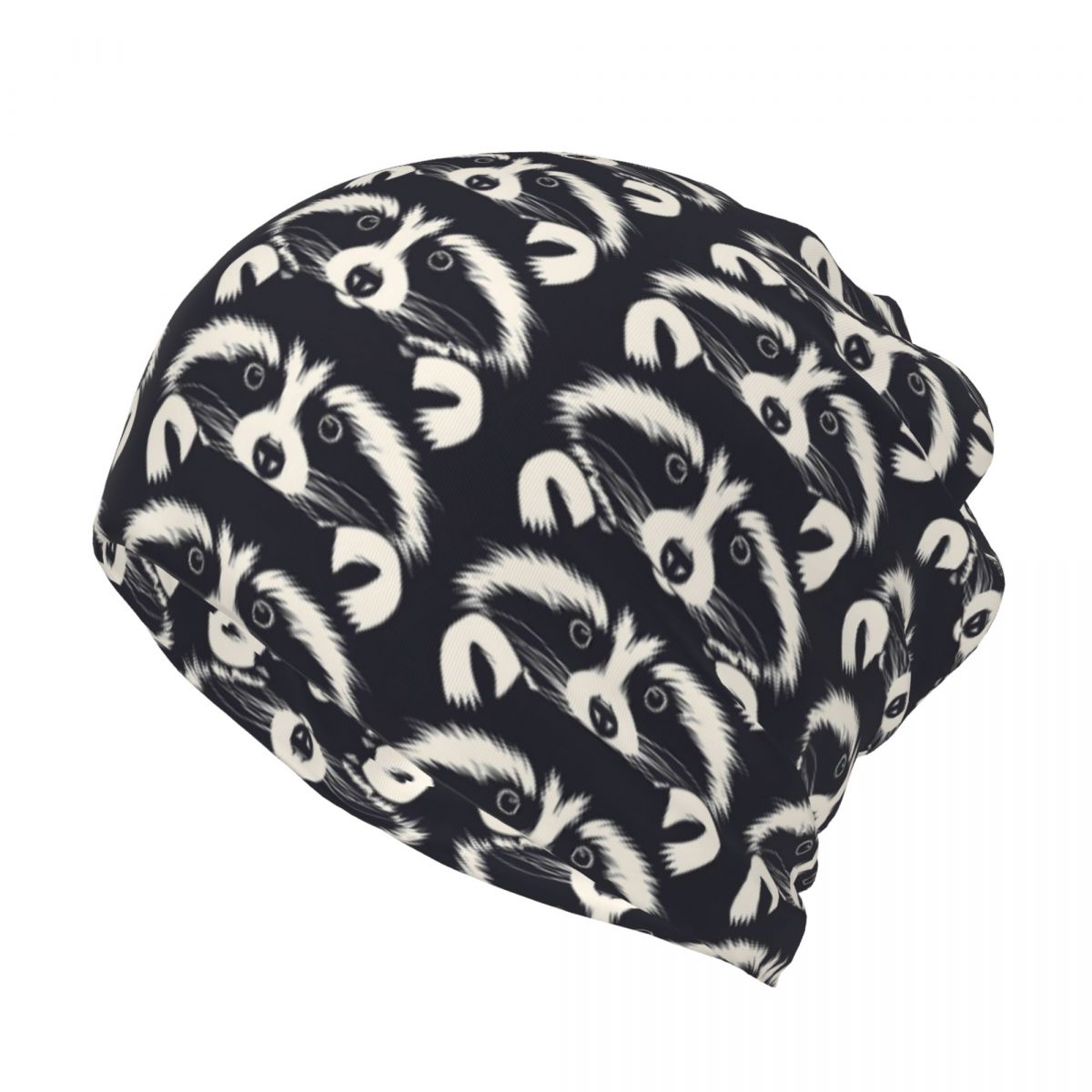 Black And White Raccoon Face P - Bandana Blank White ulasan dan harga