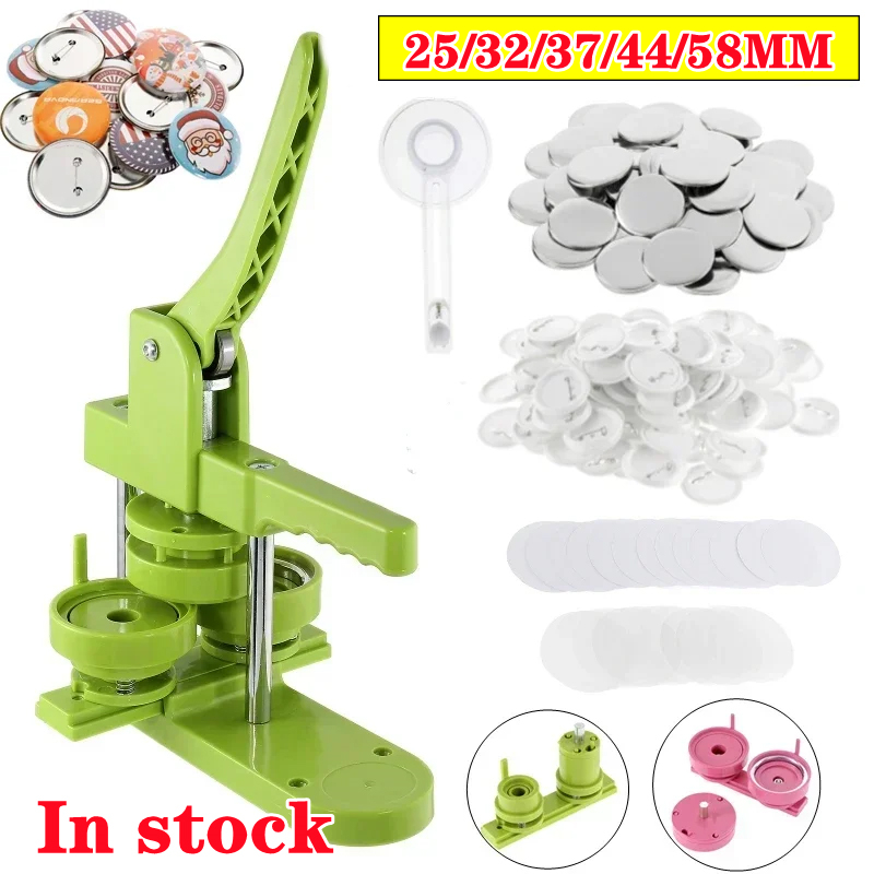 25/32/37/44MM Button Maker Mac - Button Badge Blank ulasan dan harga