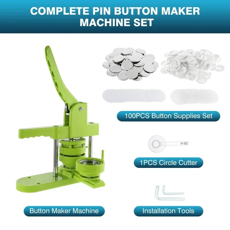25/32/37/44MM Button Maker Mac - Button Badge Blank ulasan dan harga