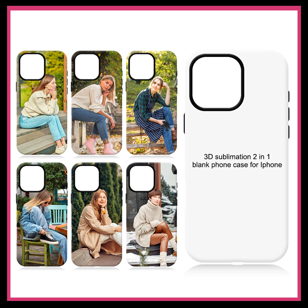 FONLYU 5PCS Sublimation 3D Bla - Phone Case Blank Print ulasan dan harga