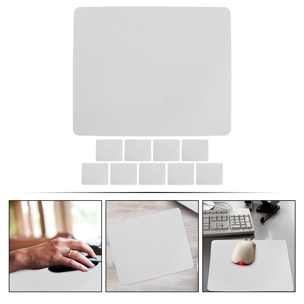 10Pcs Large Rubber Bottom Clot - Mouse Pad Blank Sublimation ulasan dan harga