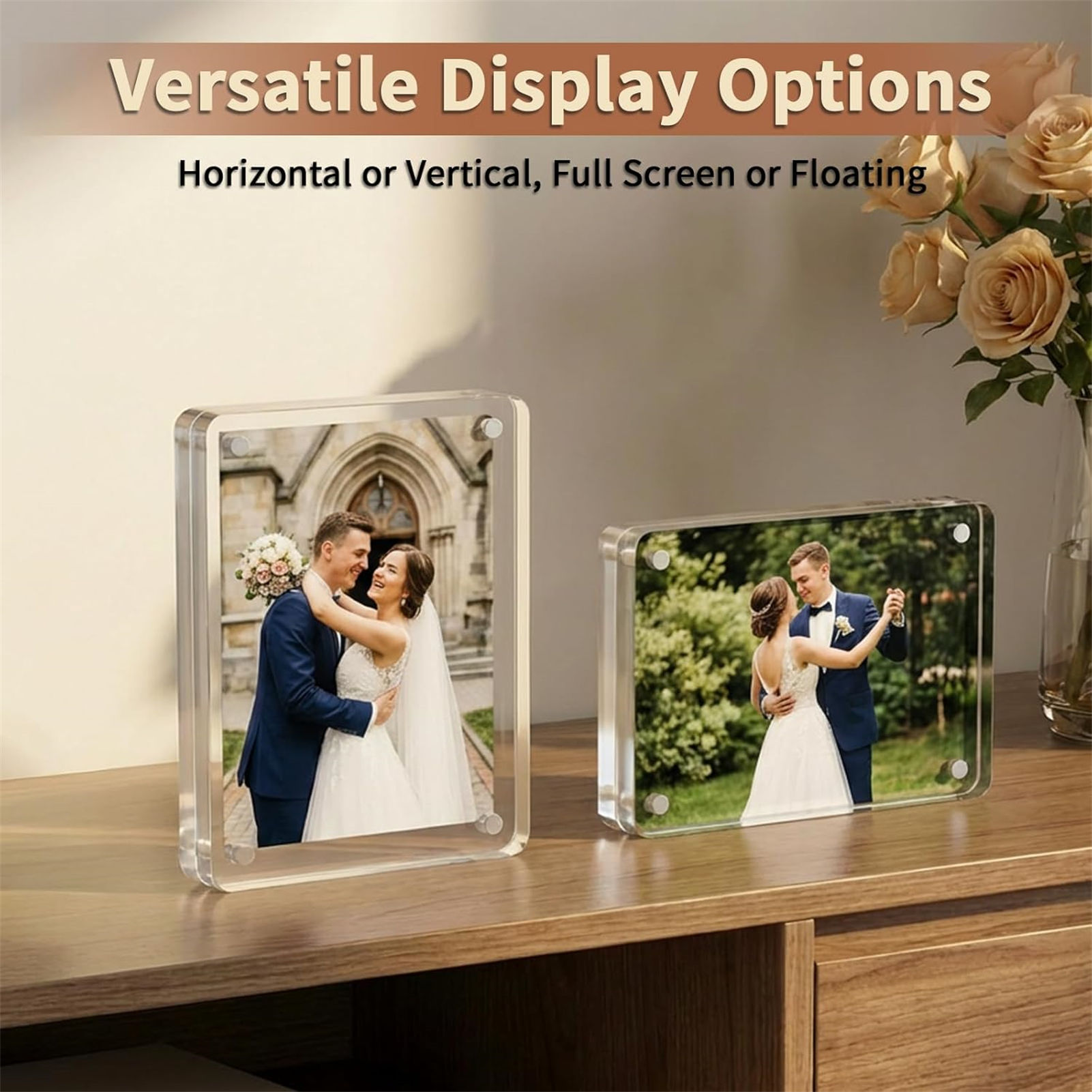 Acrylic Magnetic Photo Frame 2 - Photo Acrylic Block ulasan dan harga