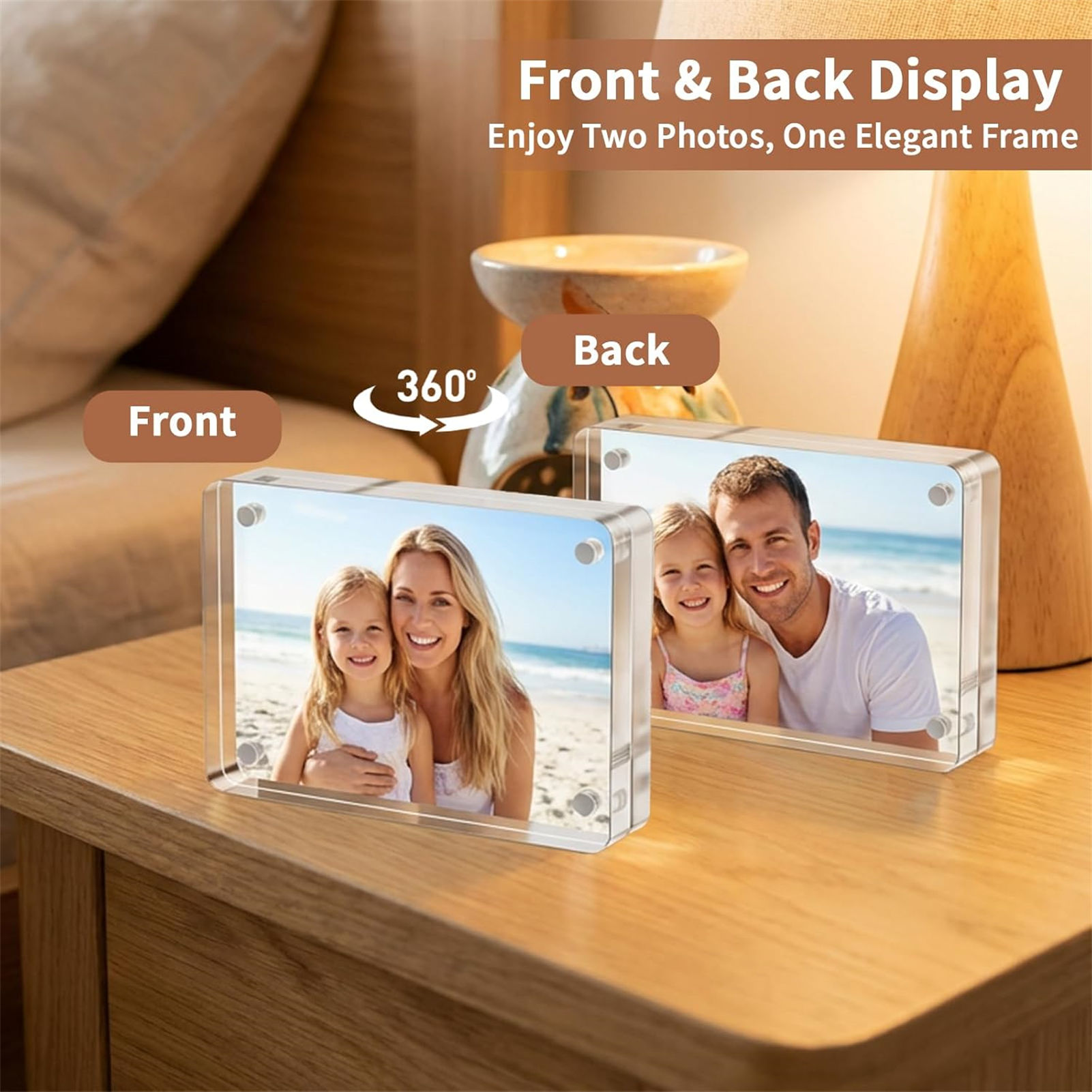 Acrylic Magnetic Photo Frame 2 - Photo Acrylic Block ulasan dan harga