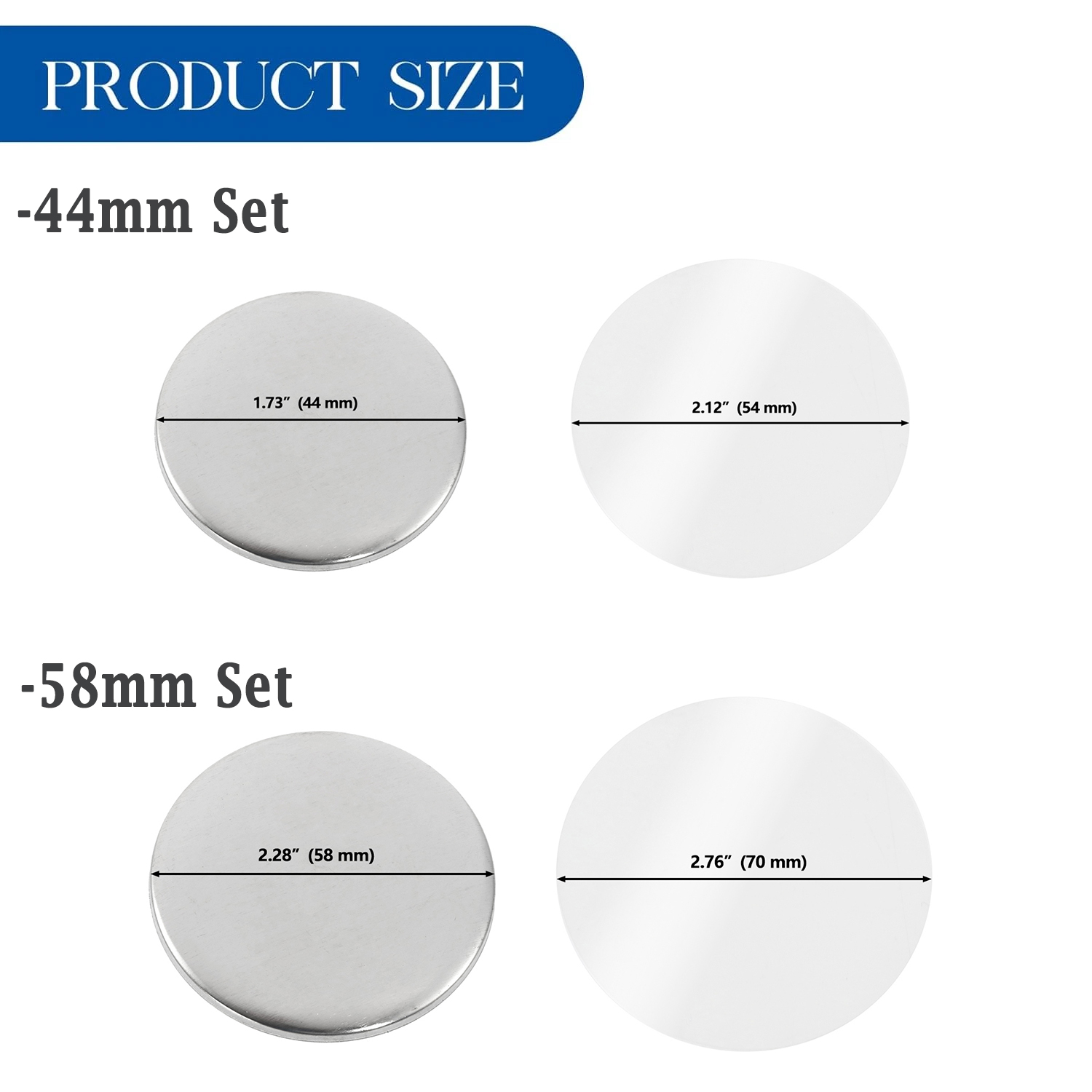 100pcs Badge Materials Bottle  - Button Badge Blank ulasan dan harga