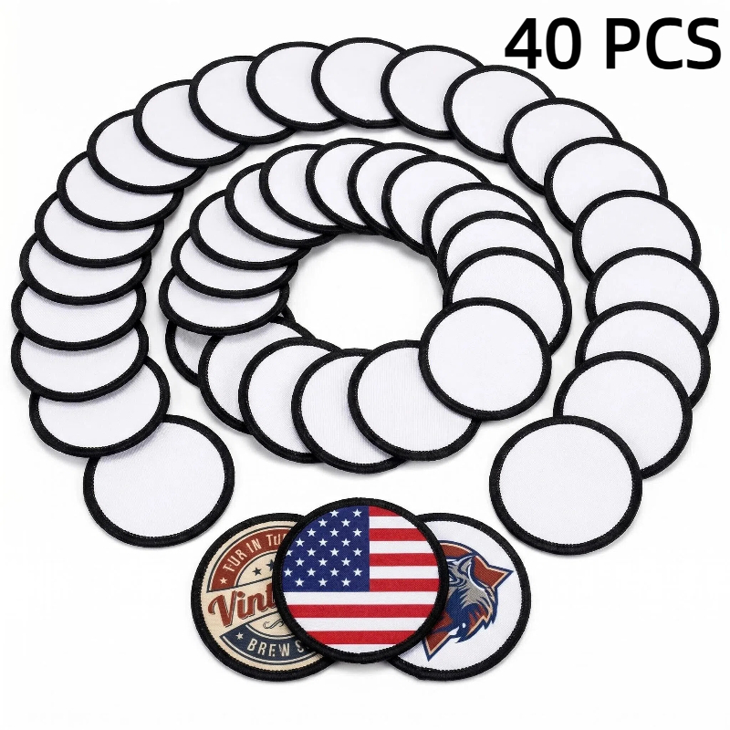 40 PCs Sublimation Patches Clo - Hat Sublimation Blank ulasan dan harga