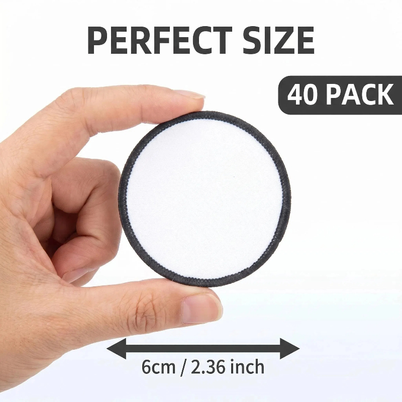 40 PCs Sublimation Patches Clo - Hat Sublimation Blank ulasan dan harga