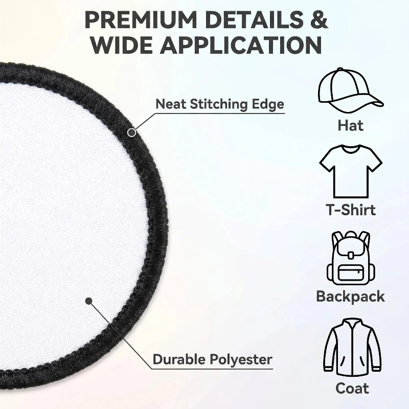 40 PCs Sublimation Patches Clo - Hat Sublimation Blank ulasan dan harga