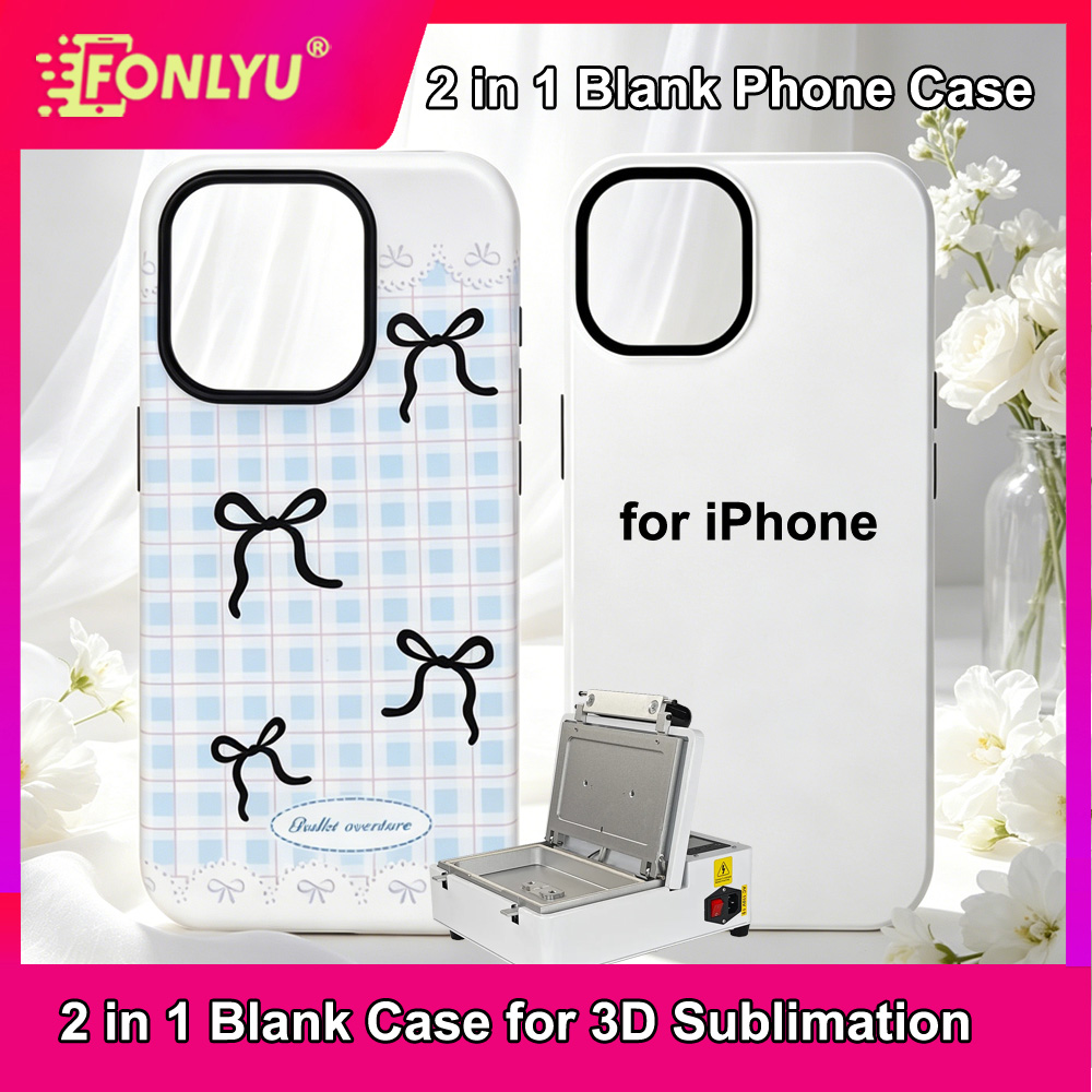 FONLYU 2 in 1 Sublimation Phon - Phone Case Blank Print ulasan dan harga