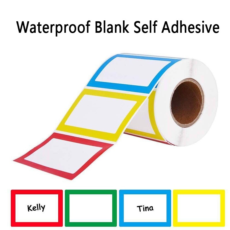 1 Roll Colorful Blank Handwrit - Water Bottle Blank ulasan dan harga