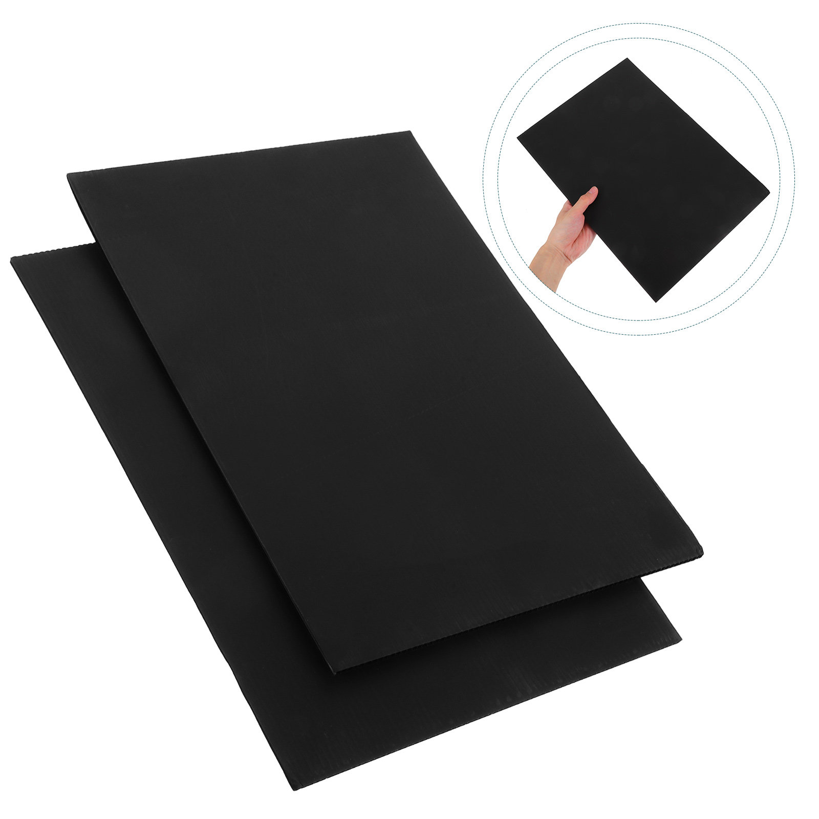 2Pcs Black Blank Garden Sign B - Yard Sign Blank ulasan dan harga