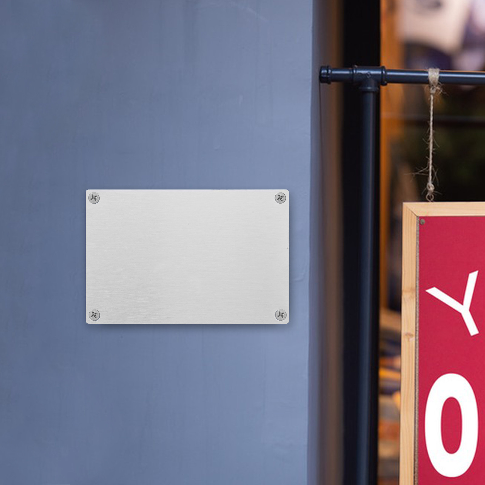 5Pcs Blank Stainless Steel Out - Yard Sign Blank ulasan dan harga