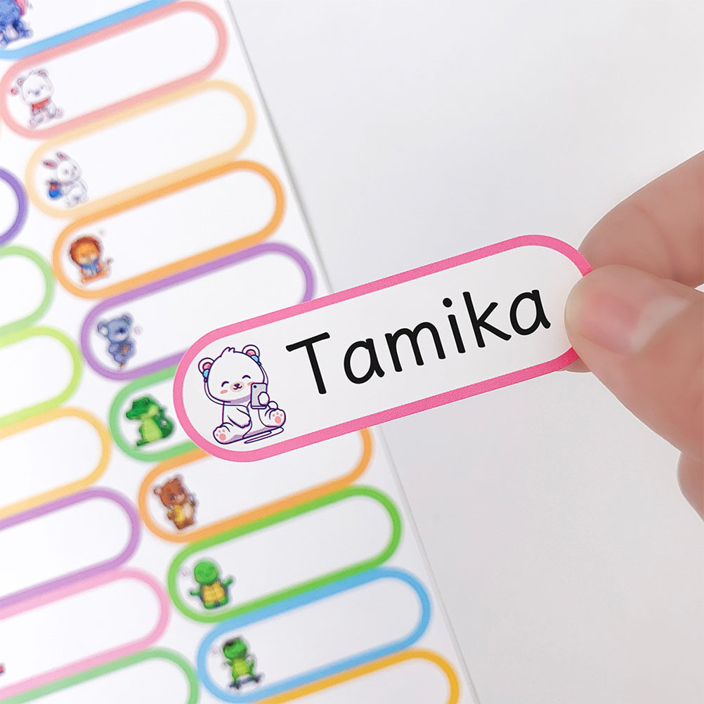 10 Sheets Writable Name Tag St - Water Bottle Blank ulasan dan harga