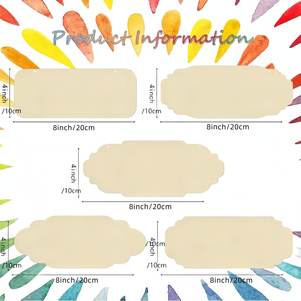 Blank Rectangle Oval Hanging W - Yard Sign Blank ulasan dan harga