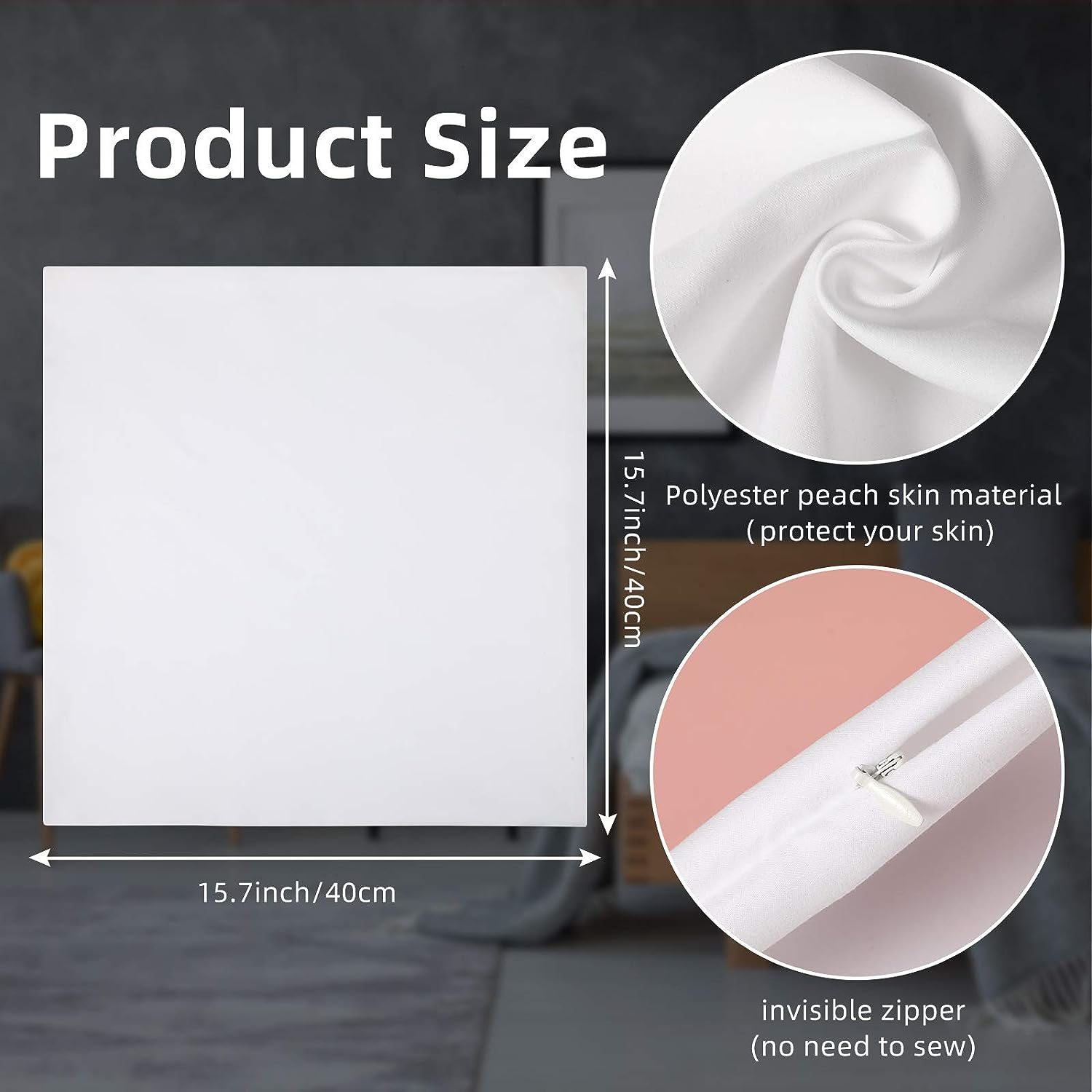 4Pcs Sublimation Blanks Throw  - Pillow Cover Sublimation ulasan dan harga