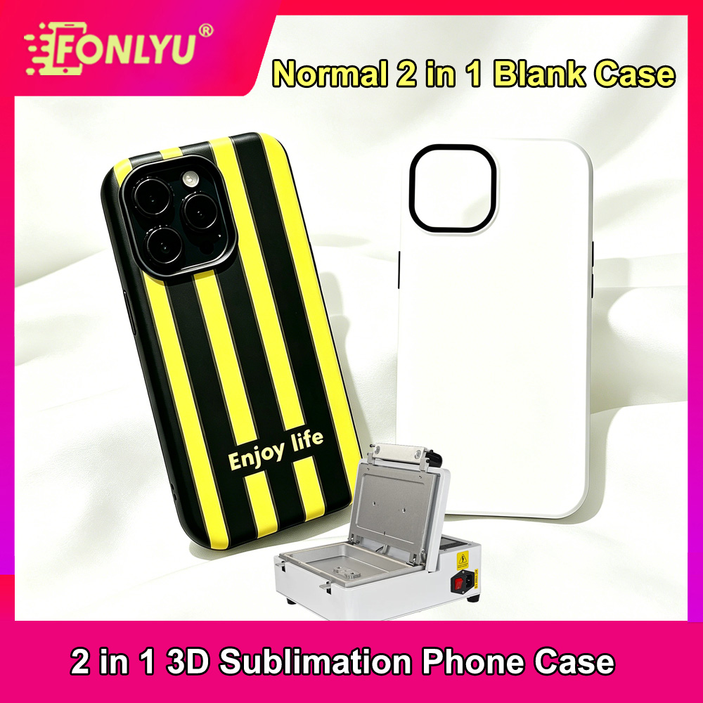 FONLYU 10pc 2 in 1 Blank Phone - Phone Case Blank Print ulasan dan harga
