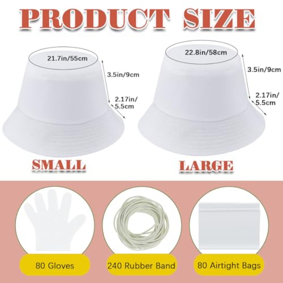 White cotton bucket hat for ti - Hat Sublimation Blank ulasan dan harga
