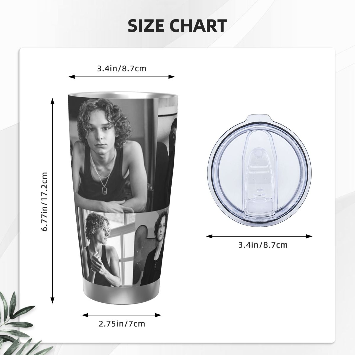 Black And White Mason Thames C - Tumbler 20Oz White ulasan dan harga