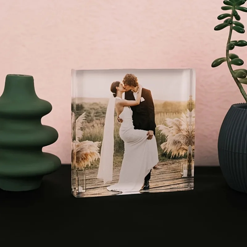 Custom Acrylic Anniversary Pho - Photo Acrylic Block ulasan dan harga